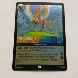 Thunderbolt 23/204 Disney Lorcana Archazia's Island Uncommon Cold Foil Card NM - Image 1