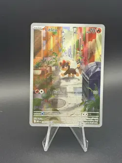 Litleo 139/132 Illustration Rare Mega Evolution Pokemon Card English - Image 1