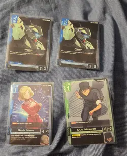 Aile Strike Gundam Official Sleeves x2 - Sealed Gundam Card Game PLUS promos! - Image 2