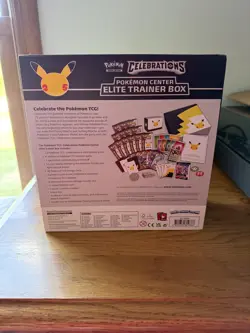 Pokemon Center Celebrations ETB - Empty w/ Accessories No Cards Pokemon TCG - Image 5