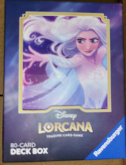 Disney Lorcana TCG The First Chapter: Elsa 80-Card Deck Box |BRAND NEW SEALED - Image 1