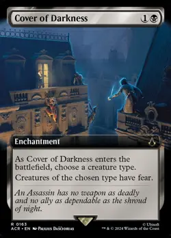 Cover of Darkness X1 EXTENDED ART FOIL -NM/M- Universes Beyond: Assassin's Creed - Image 1