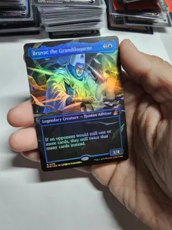 Bruvac the Grandiloquent (Anime Borderless) Ravnica Remastered Foil - Image 1