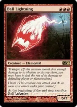 3X MP/HP BALL LIGHTNING M10 Magic 2010 MTG - Image 1