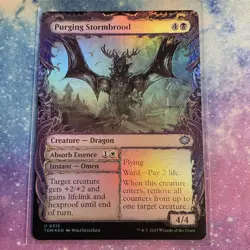 Purging Stormbrood Absorb Essence (FOIL) x1 - MTG Tarkir: Dragonstorm TDM 315 - Image 1