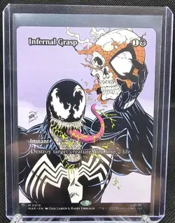 MTG Marvel’s Spider-Man Infernal Grasp (Borderless) #18 Mythic Non-FOIL - Image 1