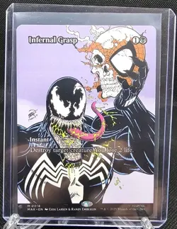 MTG Marvel’s Spider-Man Infernal Grasp (Borderless) #18 Mythic Non-FOIL - Image 1