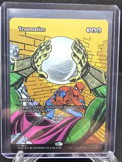 Traumatize Magic The Gathering Marvel's Spider-Man Mythic Rare Borderless #15 - Image 1