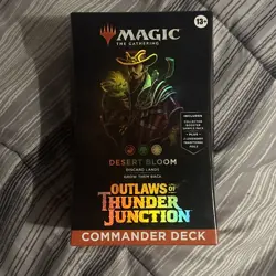 MTG Outlaws of Thunder Junction: Commander Deck Desert Bloom (Sealed) - Image 1