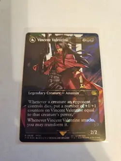 Vincent Valentine Borderless Surge FOIL MTG FIN Nm/M - Image 1
