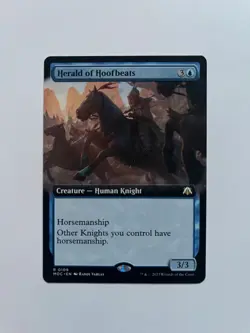 Herald of Hoofbeats EXTENDED ART NM Commander: March of the Machine Regular - Image 1