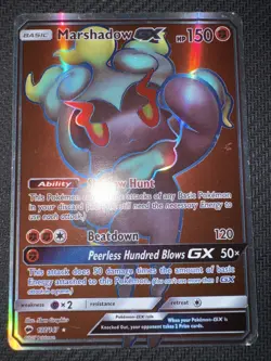 Marshadow GX - 137/147 - Pokemon Burning Shadows Sun Moon Full Art Rare Card NM - Image 1