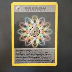 Pokemon Vintage Team Rocket Rainbow Energy Non Holo Rare - Image 1