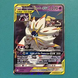 Pokemon TCG Solgaleo & Lunala Tag Team GX Sun & Moon - Cosmic Eclipse 75/236 NM - Image 1