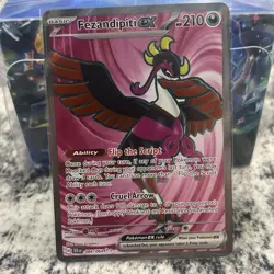 Pokemon TCG Fezandipiti EX 084/064 Shrouded Fable Ultra Rare Holo MINT ! - Image 1
