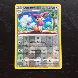 Delcatty 211/264 Pokemon Fusion Strike Sword & Shield Reverse Holo Uncommon NM - Image 1