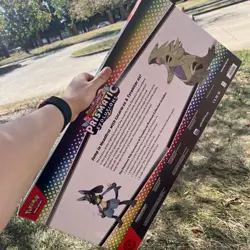 Pokemon TCG Prismatic Evolutions Lucario Ex + Tyranitar Ex Premium Collection - Image 2