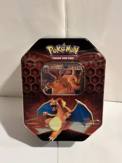 Pokemon Charizard GX Hidden Fates Tin 4 Packs + Promo Factory Sealed NEW SunMoon 820650804816 - Image 1