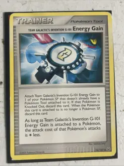 Team Galactic's Invention G-101 Energy Gain 116/127 Pokemon Platinum Regular - Image 1