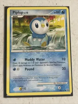 Pokemon Platinum - 85/127 PIPLUP, Regular Common - Image 1