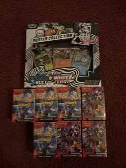 Pokemon Tcg Surging Sparks + Destined Rivals Booster Bundles & Black Bolt box - Image 1