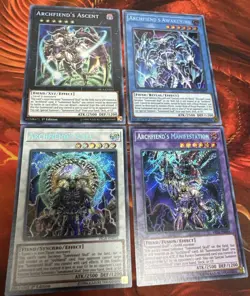 Yu-Gi-Oh Archfiend's Call, Awakening, Ascent, Manifestation Secret Rare Holo Nm - Image 1