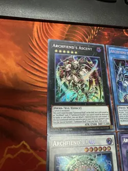 Yu-Gi-Oh Archfiend's Call, Awakening, Ascent, Manifestation Secret Rare Holo Nm - Image 4