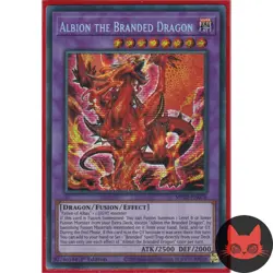 Yugioh Albion the Branded Dragon MP22-EN076 Secret Rare 1st Edition NM - Image 1