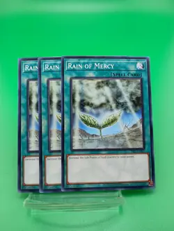 3x Yugioh! Rain of Mercy - PSV-EN065 Common Unlimited 25th Anniversary Edition - Image 1