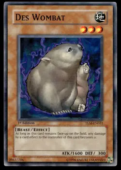 Yu-Gi-Oh! TCG The Last Millenium #TLM-EN031 Des Wombat Common - Image 1