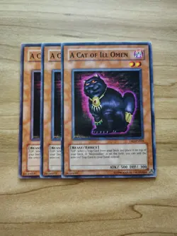 Yu-Gi-Oh! - A Cat Of Ill Omen 3X - Complete Playset - Image 1