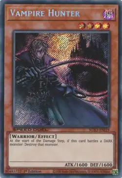 Yugioh! Vampire Hunter - SGX3-ENI19 - Secret Rare - 1st Edition Near Mint, Engli - Image 1