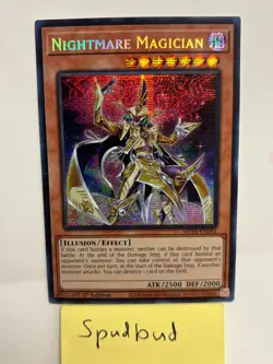Nightmare Magician Secret Rare MP24-EN093 NM 1st Edition Yu-Gi-Oh! - Image 1