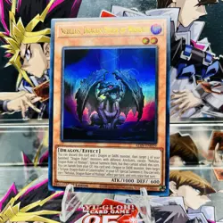 Yugioh Nebulus, Dragon Ruler of Mishaps ALIN-EN019 Ultra Rare 1st Ed Near Mint - Image 1