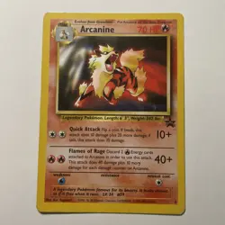 Pokemon Arcanine Black Star Promo Card 6 TCG - Image 1