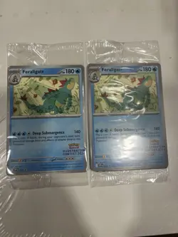 2 Packs Pokemon TCG Illustration Contest Promo Cards. Sealed. SVP 213, 214, 215. - Image 1