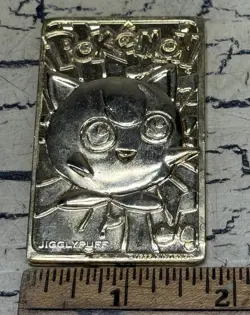 4 VTG Nintendo Gold Pokemon Trading Card Lot Pikachu Charizard Jigglypuff 1999 - Image 2