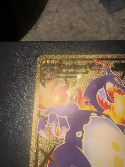 Pokemon TCG Charizard VMAX Gold Card Holo Rare Collectible - Image 5