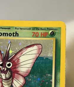 Venomoth 13/64 Jungle Set Holo Pokemon Card LP - Image 3