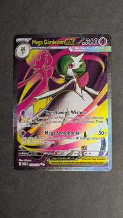 Mega Gardevoir EX 159/132 Full Art Ultra Rare Mega Evolution Holo Pokemon Card - Image 1