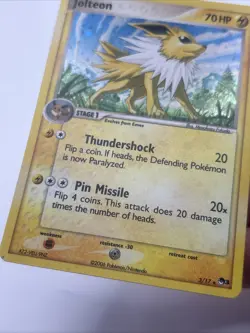 Jolteon 3/17 POP Series 3 LP+ Holo Rare English Pokemon Holofoil TCG Card - Image 2