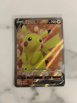 Pikachu V 157/172 Ultra Rare Full Art Holo Card(Pokemon TCG Brilliant Stars) - Image 1