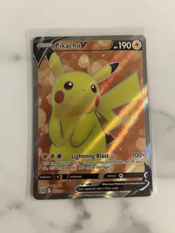 Pikachu V 157/172 Ultra Rare Full Art Holo Card(Pokemon TCG Brilliant Stars) - Image 3