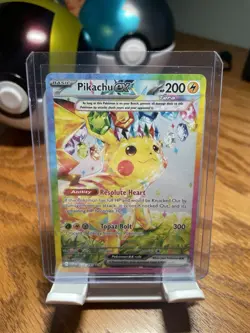 Pokemon Pikachu TCG EX Card 238/191 Surging Sparks SIR, Mint Condition - Image 2