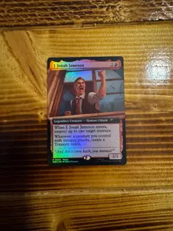 MTG Marvel's Spider-Man J. Jonah Jameson #3 Extended Art Foil Promo LP/NM - Image 1