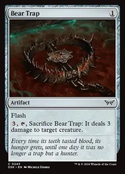 1x Bear Trap NM Eng MTG - Duskmourn: House of Horror - Image 1