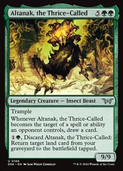 1x Altanak, the Thrice-Called NM Eng MTG - Duskmourn: House of Horror - Image 1