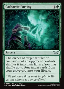 1x Cathartic Parting NM Eng MTG - Duskmourn: House of Horror - Image 1
