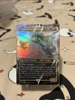 MTG Ureni of The Unwritten TARKIR DRAGONSTORM Temur Roar Commander Precon Deck - Image 1