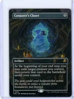 Conjurer's Closet •Borderless Alt• Rare Artifact • Innistrad Remastered, MTG INR - Image 1